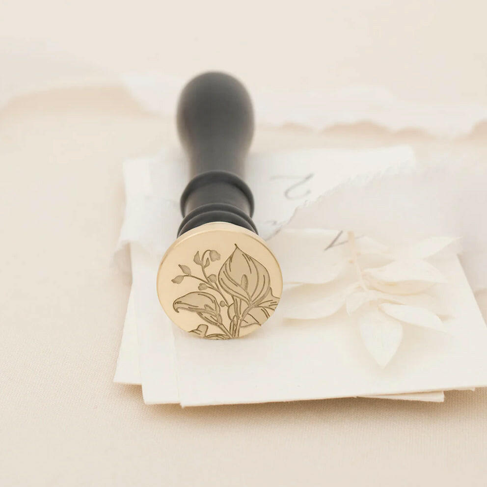 Calla Lily Wax Stamp／カラー.