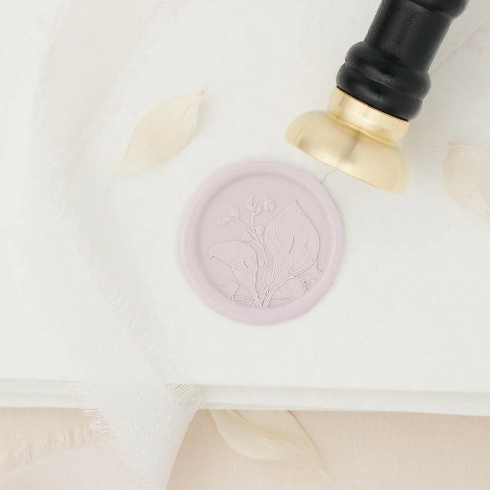 Calla Lily Wax Stamp／カラー.