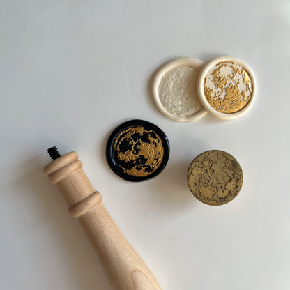 PAPIERA Wax Stamp／The Moon